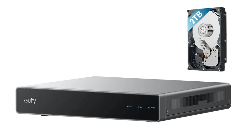 Eufy NVR S4 | 8-16 Kanaal | 2TB | Lokale AI | PoE | Network Video Recorder
