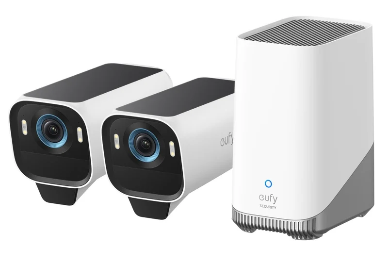 Eufy EufyCam S3 Pro | 4K | Dubbel Zonnepaneel | 1 Jaar Batterij | Kleurennachtzicht | Set 2 Camera's + Homebase 3