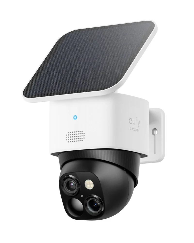 Eufy S340 SoloCam | Dual-Lens 2K+3K | 360° PTZ | 8× Zoom | AI-Tracking | Zonnepaneel | WiFi 6 | IP67