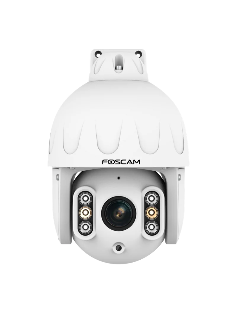 Foscam SD8EP | 8MP 4K PoE PTZ Camera | 4x Optische Zoom | 355° Pan + 90° Tilt | IR Nachtzicht 20m | IP66 | ONVIF | Wit