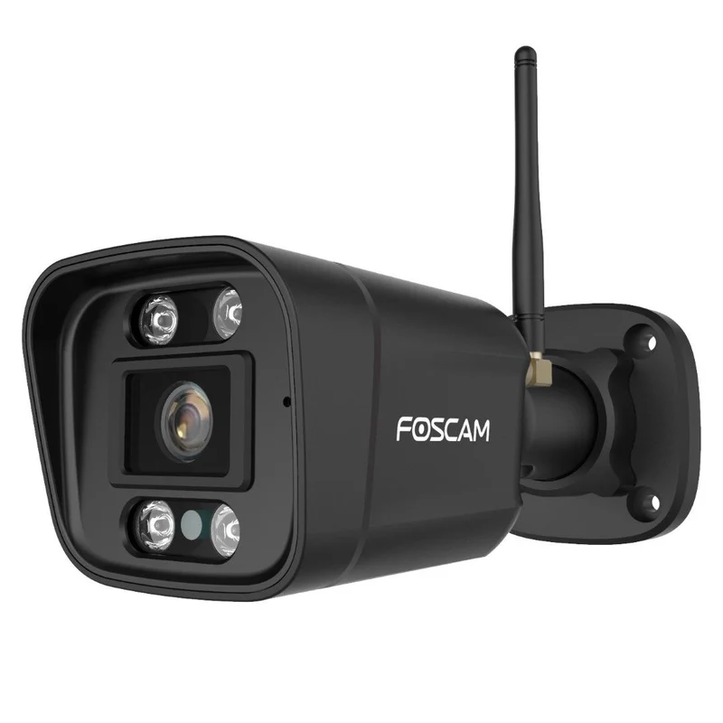 Foscam V8P | 8MP 4K WiFi Bullet Camera | 2.8mm Vast | Kleur Spotlight + IR 20m | AI-detectie | Geluid+Lichtalarm | IP66 | Zwart