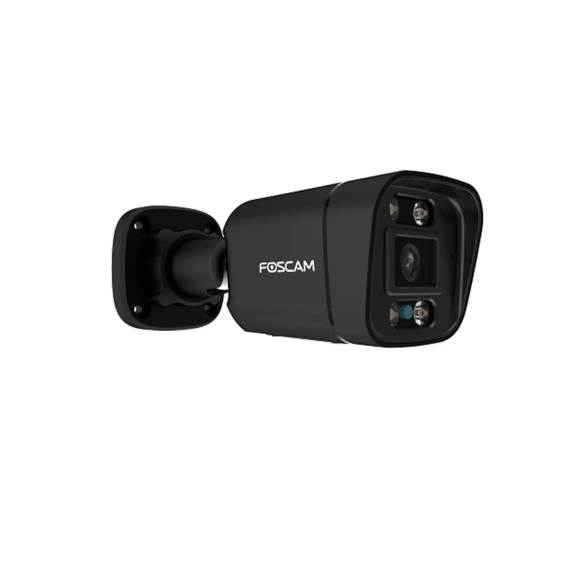 Foscam V4EC | 4MP PoE Bullet Camera | Starlight Kleur Nachtzicht | Spotlight + IR | AI-detectie | Geluid+Lichtalarm | IP66 | ONVIF | Zwart