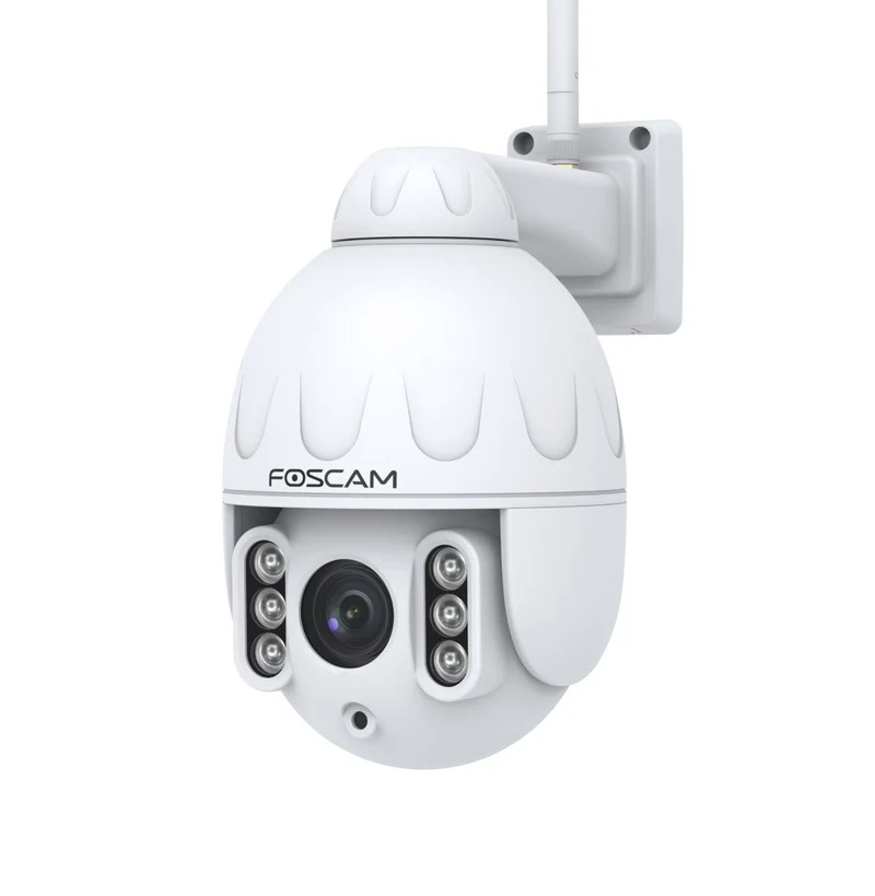 Foscam SD4 | 4MP WiFi PTZ Camera | 4x Optische Zoom | 355° Pan + 90° Tilt | IR Nachtzicht 20m | Dual-band WiFi | IP66 | ONVIF | Wit