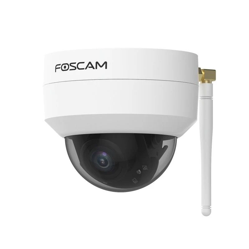 Foscam D4Z | 4MP WiFi PTZ Dome Camera | 4x Optische Zoom | 355° Pan + 90° Tilt | IR Nachtzicht 20m | WiFi 2.4GHz | Plug & Play | IP66 | ONVIF | Wit