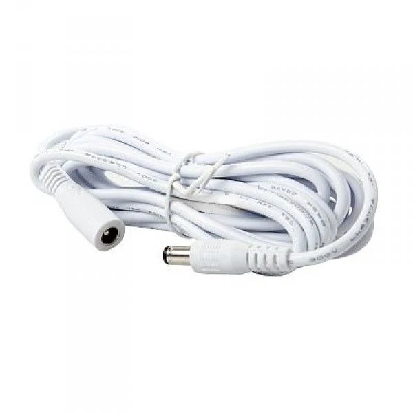 Verlengkabel 12V 12m wit