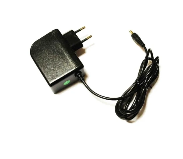 12V EU adapter kleur zwart