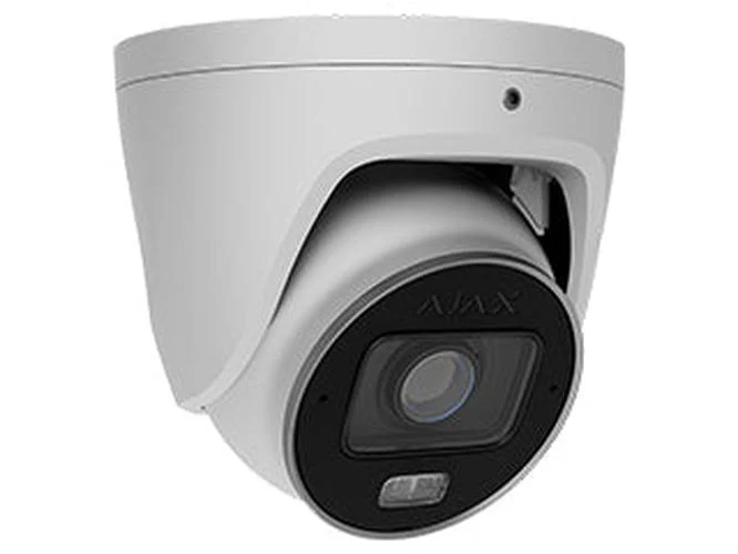 Ajax TurretCam HLVF 8MP Outdoor Turret Camera Wit