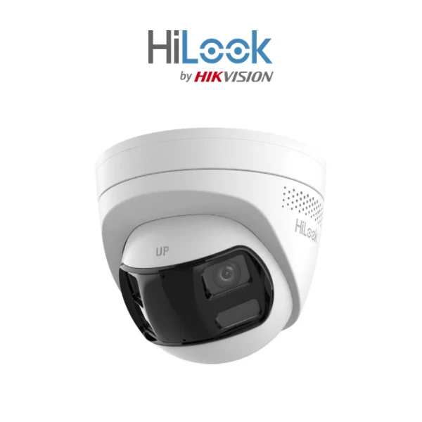 HiLook 8 MP Dual Lens Panoramic Smart Hybrid Light Fixed Turret Network Camera