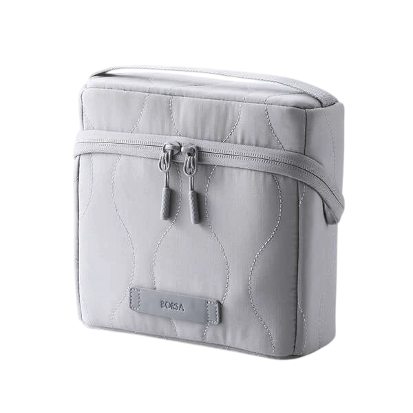 Elecom BMA-QTGPSGY Quilted Gadget Pouch, Stand Type