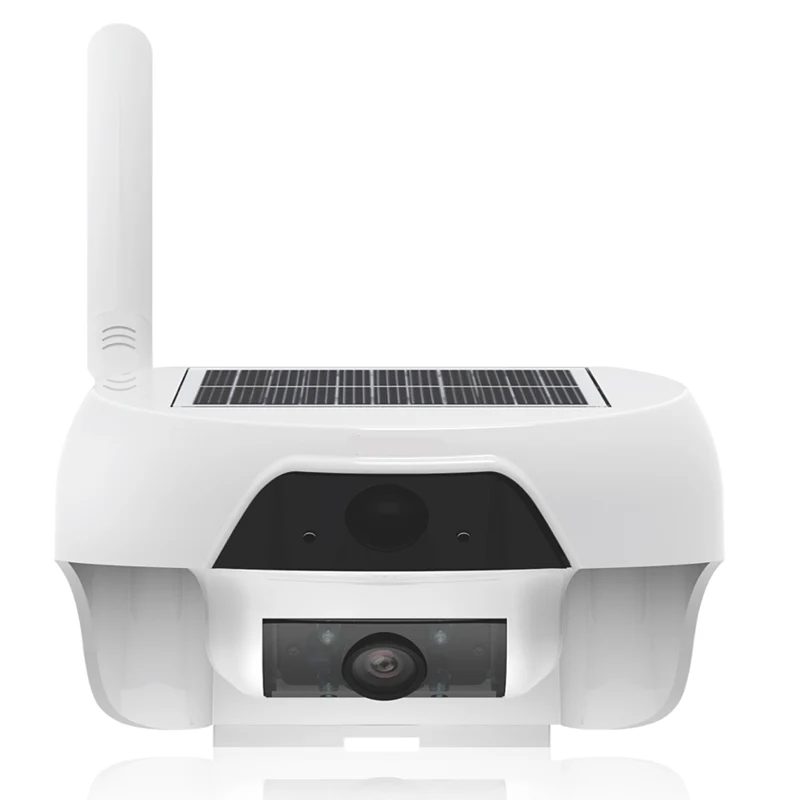 720P Solar Powered WiFi PIR Camera with Infrared LED Motion Detect & Remotely Waked Up by Free APP