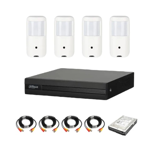 Dahua 4 Channel Hidden Pinhole DIY CCTV system, 320GB
