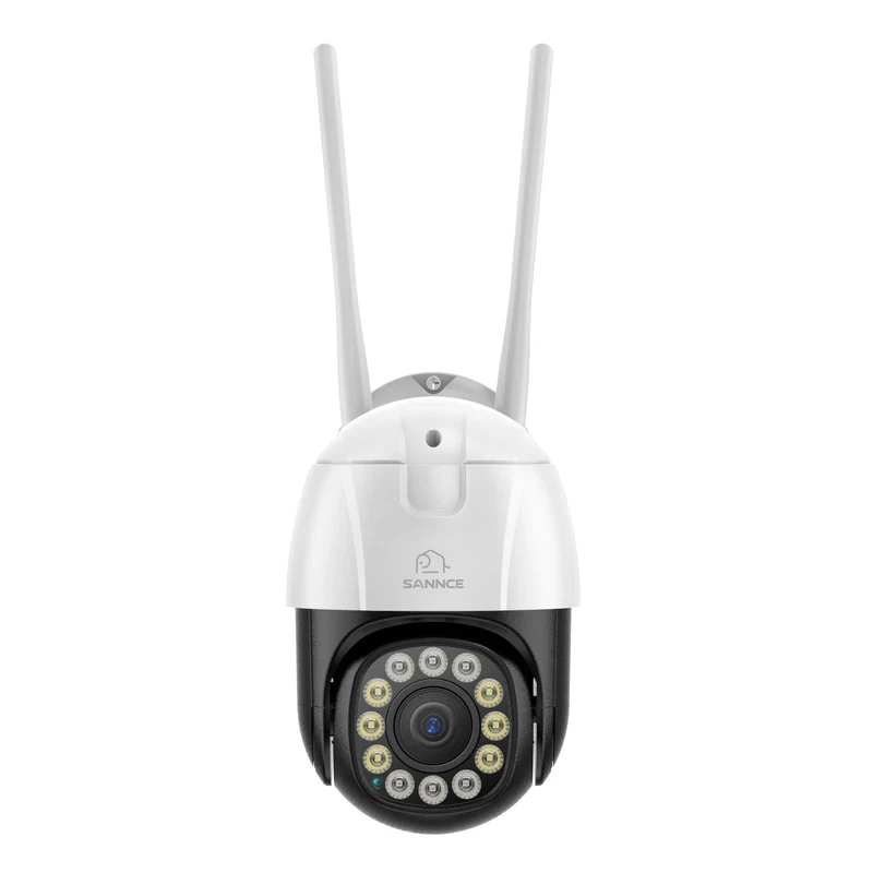 5MP 5X Optical Zoom PTZ WiFi Security Camera, 350° Pan & 90° Tilt, Color Night Vision, Two-Way Audio, Cloud & Max. 128 GB Local Storage, Works with Alexa