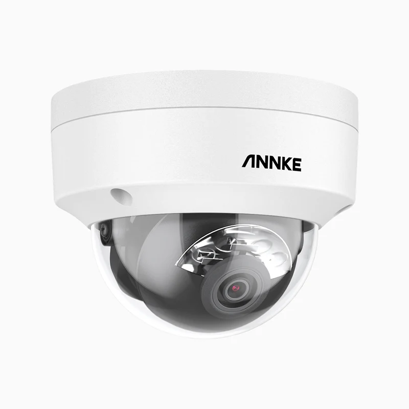 C1200D - Caméra de surveillance PoE extérieure 4K 12 MP, vision nocturne couleur et IR, détection des personnes et véhicules, H.265+, microphone intégré, carte microSD, IP67 & IK08