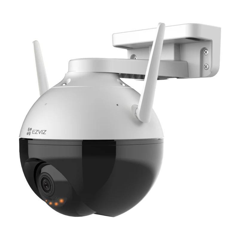 Ezviz Wireless Security Camera Outdoor 2K+ WiFi Pan & Tilt Spotlight PTZ C8W Pro, Smart Home Person Detection & DIY Kit Active Defense, Color Night Vision & Two-Way Audio