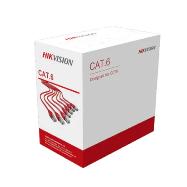 Hikvision 305m CAT6E UTP Solid Copper Network Cable Grey DS1LN6U-SC0