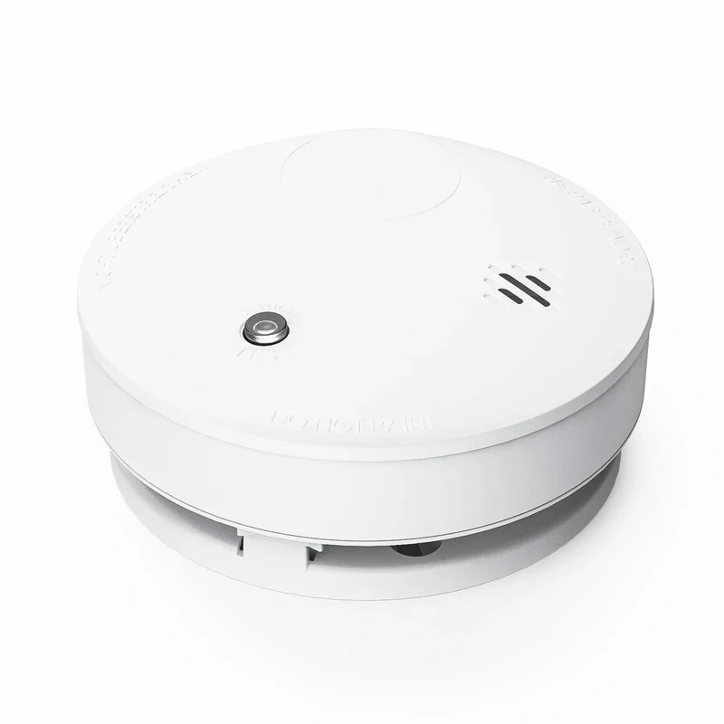 ANNKE Détecteur de fumée sans fil, capteur photoélectrique, alarme puissante de 85 dB, connexion RF chiffrée AES-128, autonomie jusqu’à 10 ans, surveillance via application avec hub d’alarme