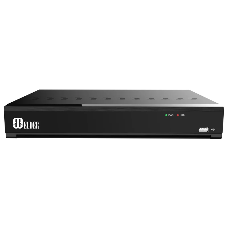 Elder 4K NVR 32-Channel with 16Ch PoE AI Professional-Grade, Intelligent Features, NDAA & Onvif NVR Surveillance Security NocVU Series