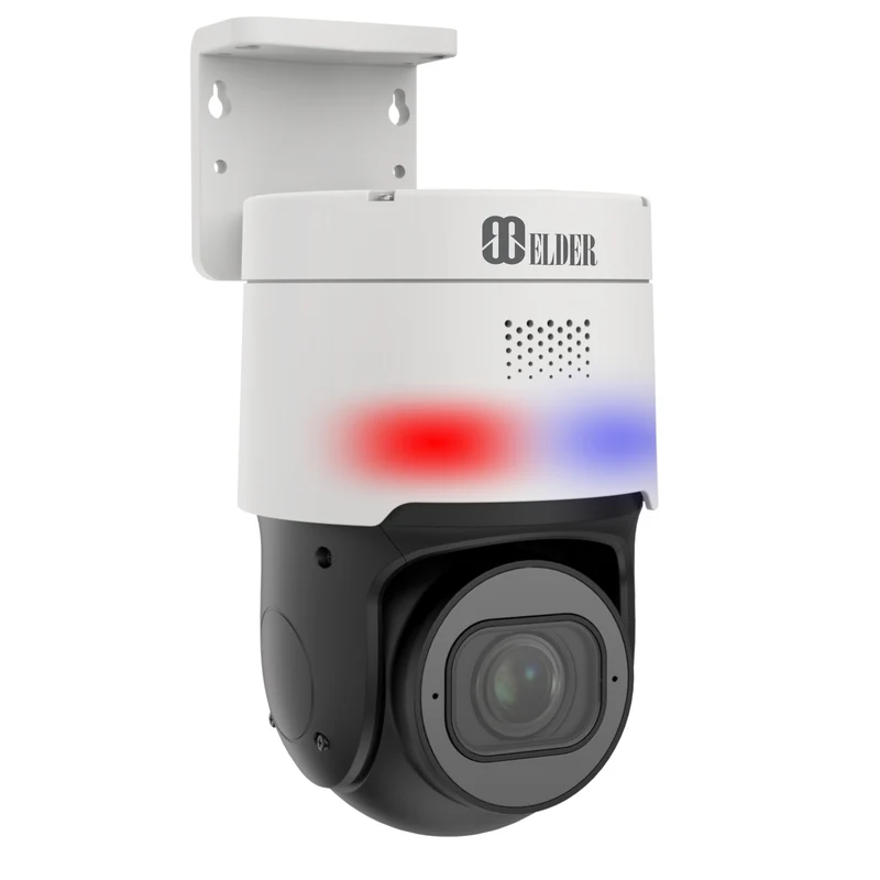 Elder 4K IP PTZ Security Camera AI 8MP PoE Outdoor, 4X Zoom Motorized & Long-Range IR Night Vision, Sony Sensor & NDAA Surveillance, Smart Face & License Plate NocVU Series