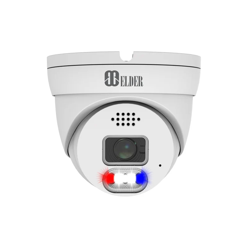 Elder AI 12MP Security Camera IP PoE Outdoor 4K+, Dual-Light Color Night Vision, Sony Sensor & NDAA Surveillance, Smart Face & License Plate, Two-Way Audio Dome NocVU Series