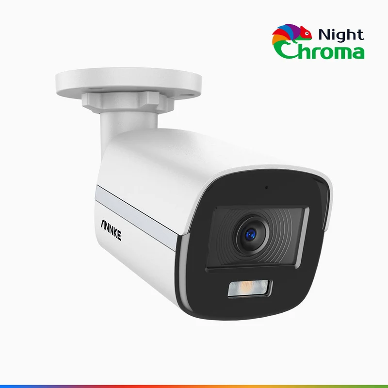 NightChroma TM NCA500 - Caméra de sécurité extérieure TVI 3K, vision nocturne couleur Acme, Résolution de 2960 × 1665, Ouverture f/1.0 (0,001 lux), Microphone intégré, IP67, Version améliorée