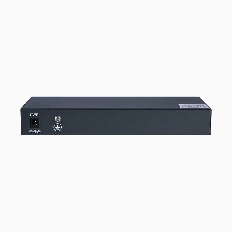 Commutateur PoE Ethernet à 8 ports avec boîtier métallique, fixation sur bureau ou murale