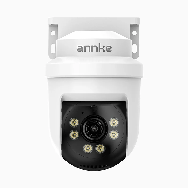 APT500 - Caméra de surveillance dôme filaire 5MP, orientation sur 350° et inclinaison sur 90°, vision nocturne infrarouge à 100 pieds, étanche IP65