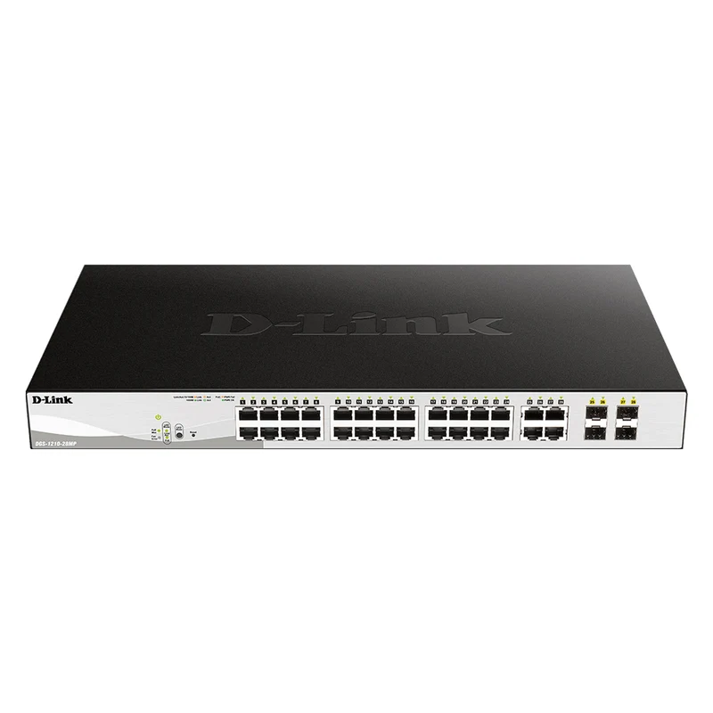 28-Port Gigabit Smart Managed PoE Switch - DGS-1210-28MP