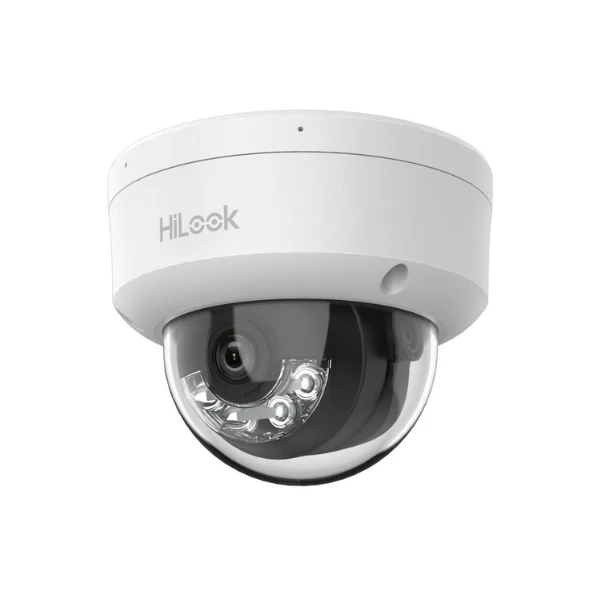 HiLook 4 MP Smart Hybrid Light Turret Network Camera | Audio