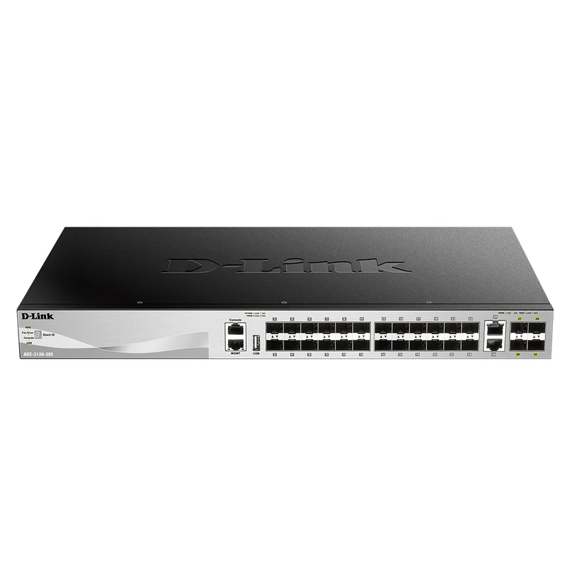 30-Port Lite Layer 3 Stackable Managed Switch - DGS-3130-30S