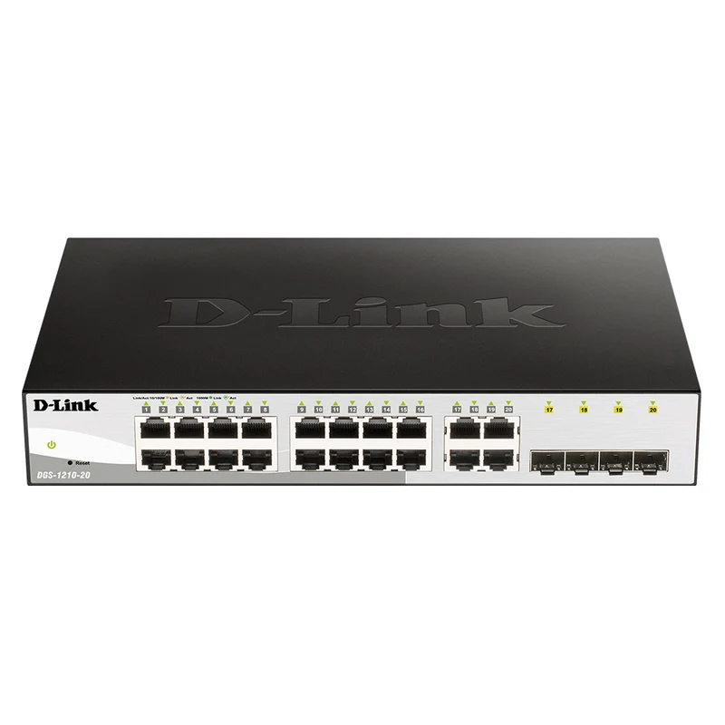 20-Port Gigabit Smart Managed Switch - DGS-1210-20
