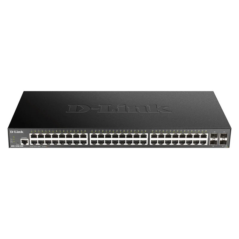 52-Port 10-Gigabit Smart Managed Switch - DGS-1250-52X