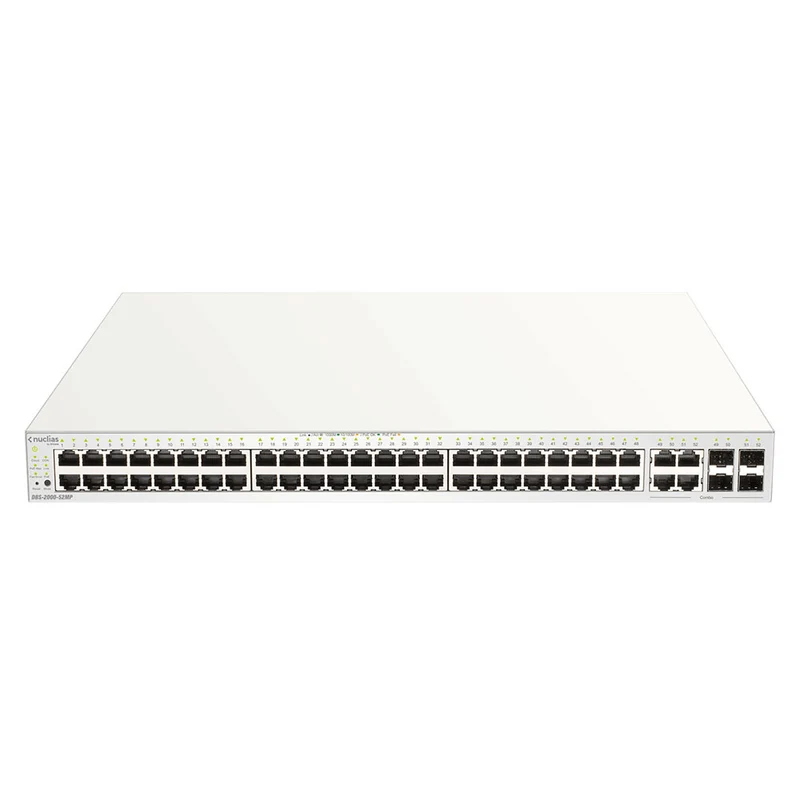 52 Port Nuclias Cloud-Managed PoE Switch - DBS-2000-52MP