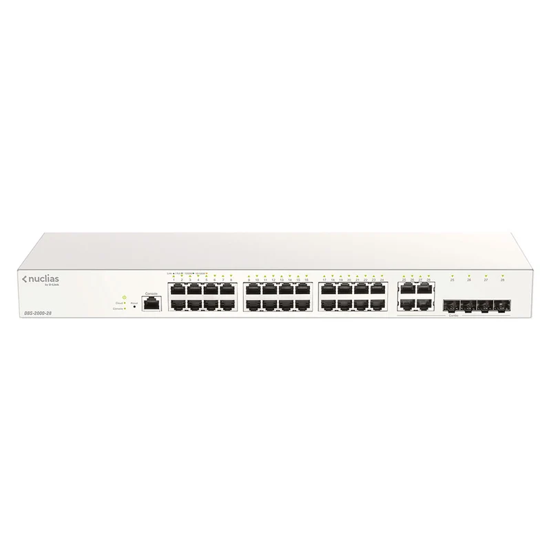 28-Port Nuclias Cloud-Managed Switch - DBS-2000-28