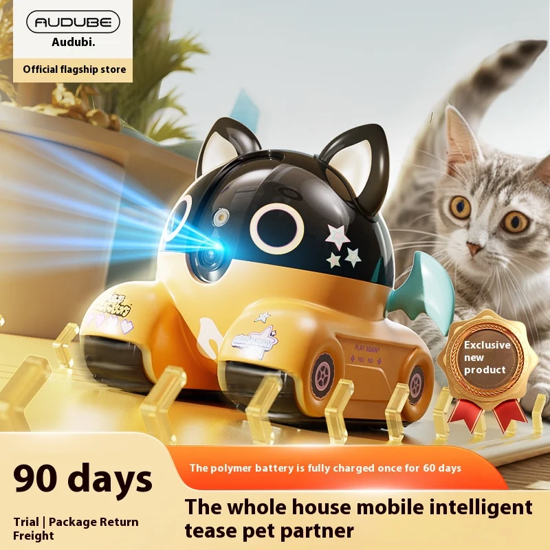 WIFI Version HD Robot Tank Camera for Cruising Baby Monitor with Dual Interom Talking with Free APP Monitoring