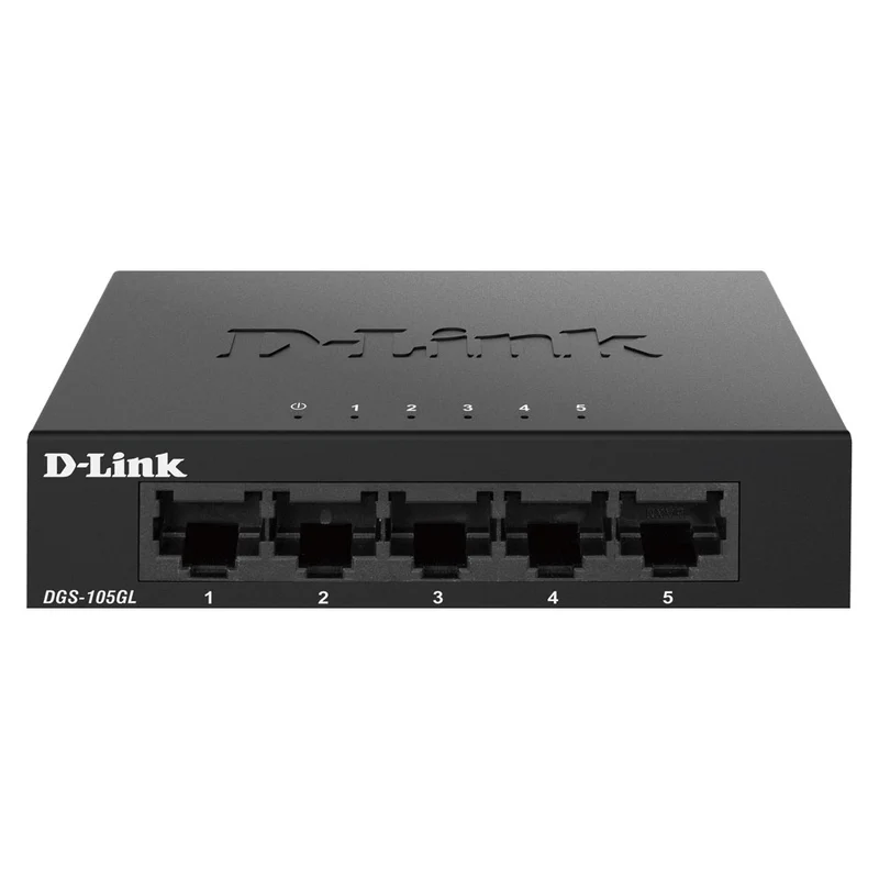 5-Port Gigabit Metal Unmanaged Desktop Switch - DGS-105GL