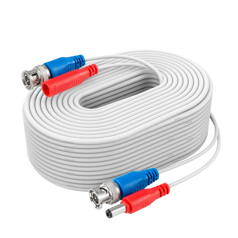 câbles d'alimentation vidéo BNC coupe-feu tout-en-un de 30 m, 100 % certifiés par l'UL