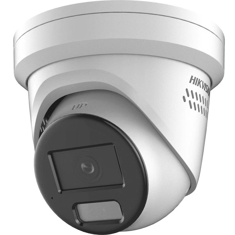 Hikvision 4MP ColorVu IP Strobe Light & Audible Warning Fixed Turret, 2.8mm (DS-2CD2347G2-LSU/SL-2.8MM)