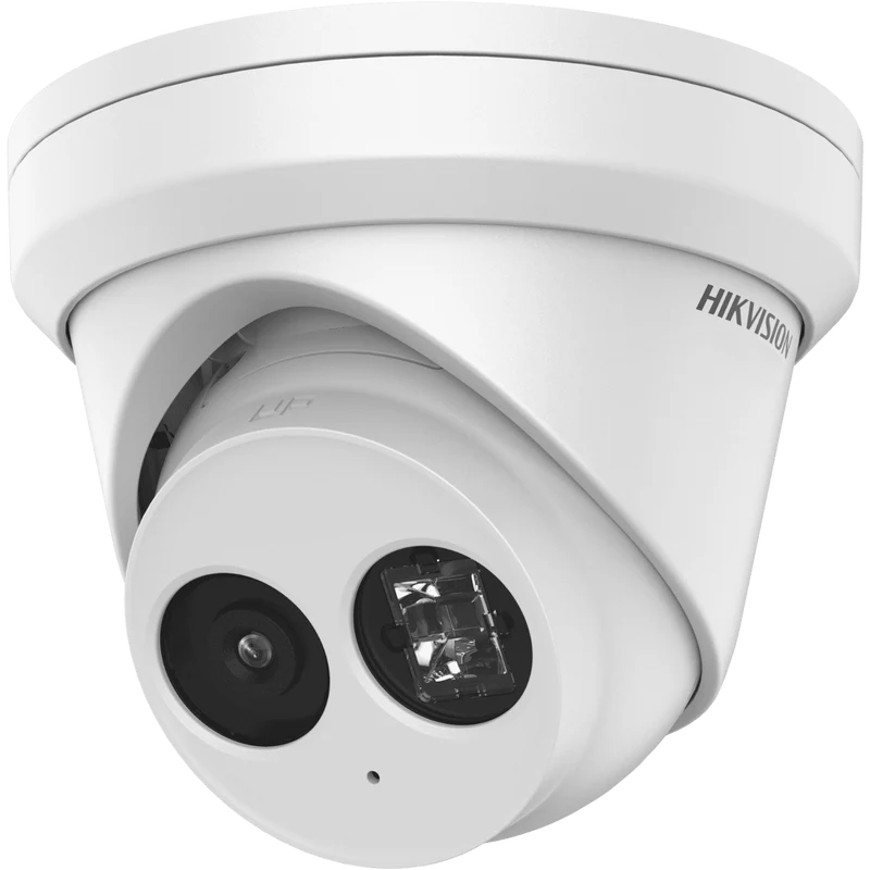 Hikvision IP Network AcuSense Turret Camera, 8MP 4K, IR, 4mm (DS-2CD2383G2-IU-4MM)