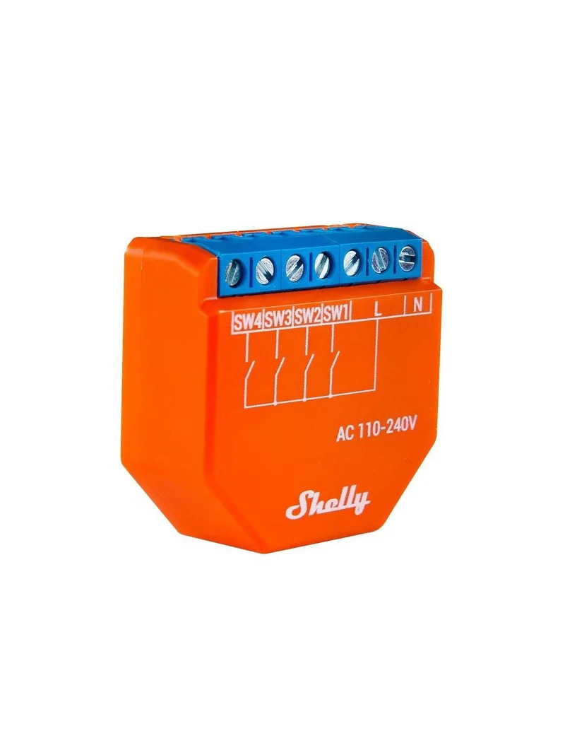 Shelly Plus i4 UL WiFi 4 Digital Inputs (SHELLY-PLUS-I4UL)