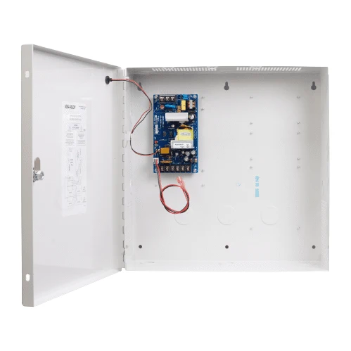 Securitron Switching Power Supply in Cabinet 12/24VDC 1A, Battery Charger, 1 Out (AQD1)