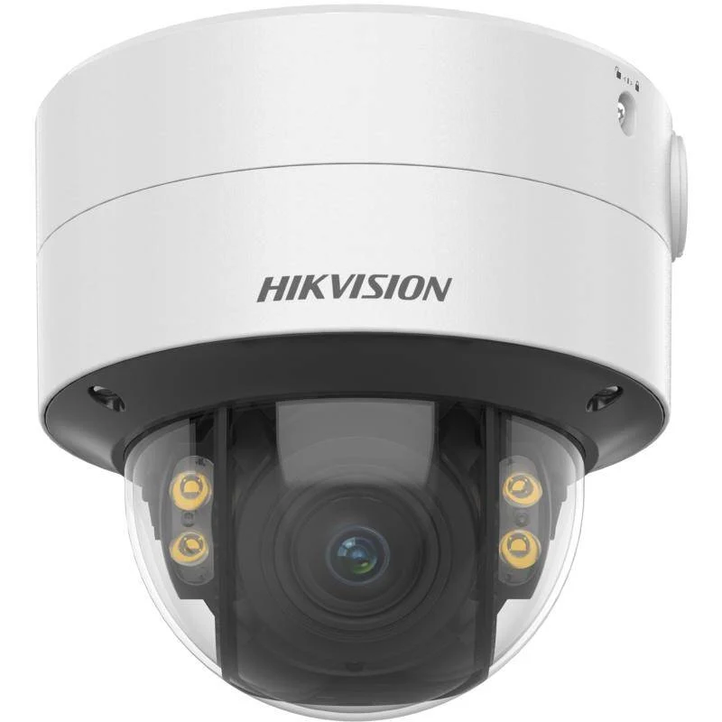 Hikvision IP Network ColorVu Camera, 4MP Motorized Varifocal Dome (3.6-9mm)(C) (DS-2CD2747G2-LZS(3.6-9MM))