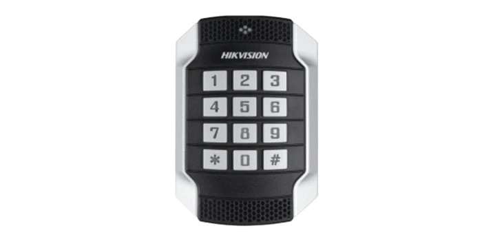 Hikvision 1104 Series Metal Vandal-proof Mifare Card Reader with Keypad (DS-K1104MK)