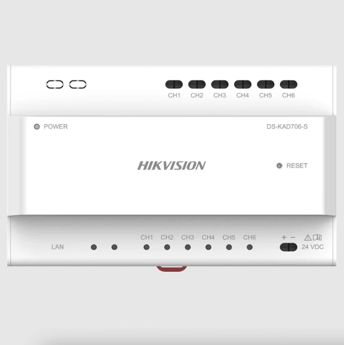 Hikvision Video Intercom Distribution Module, 6 Interface (DS-KAD706Y-SP)