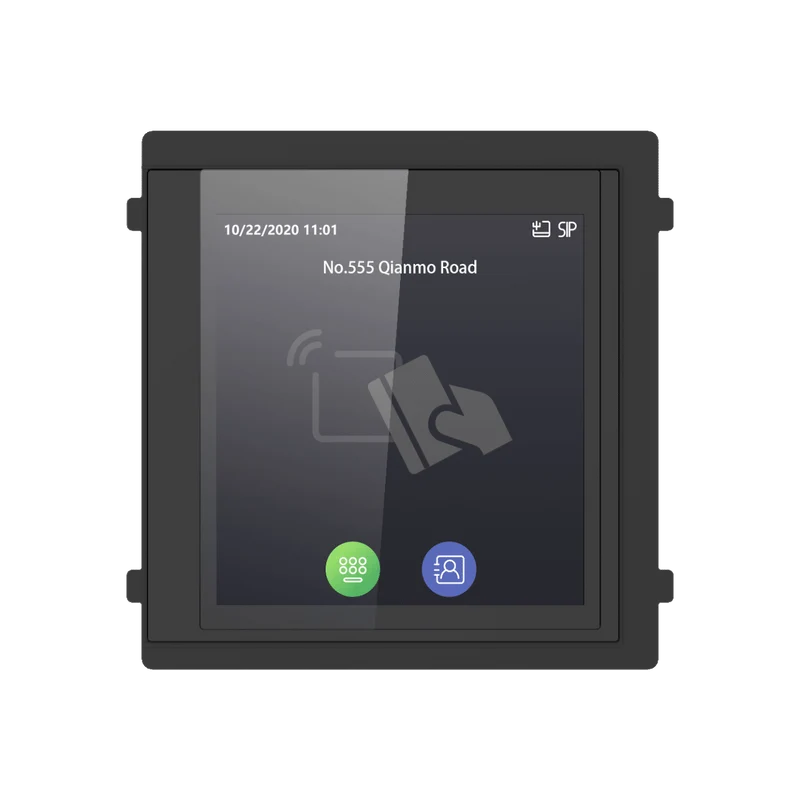 Hikvision Video Intercom Modular Station Sub Module - 4" Touch Screen (DS-KD-TDM)