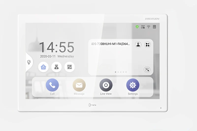 Hikvision IP Video Intercom Indoor Station Android 10.1 inch Touch Screen (B) (DS-KH9510-WTE1)