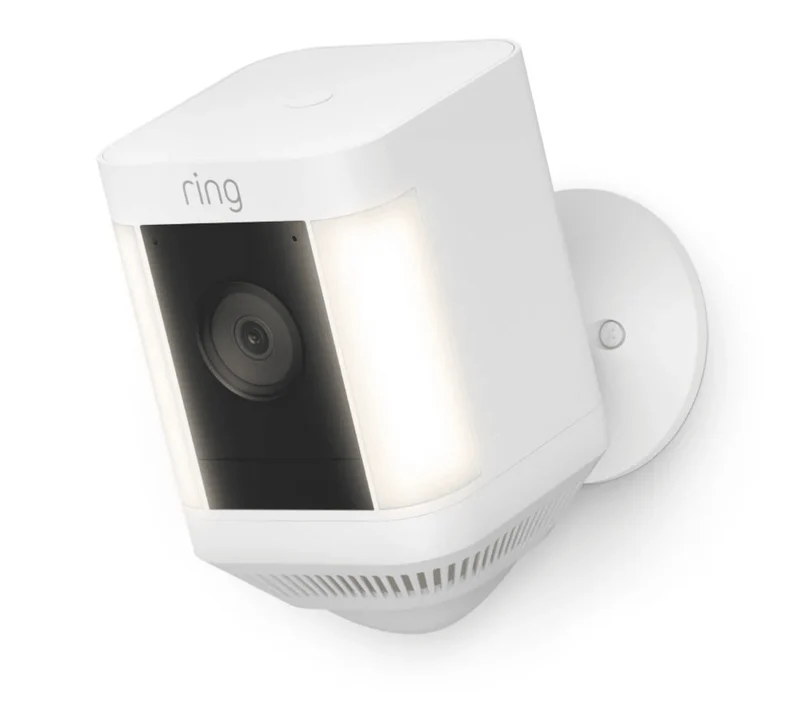 Ring Spotlight Cam Plus, Battery, White (B09K1CRGN3)