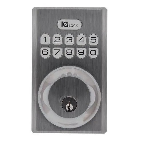 Qolsys PowerG Door Lock Satin Nickel (IQDLK-PGK-SN)