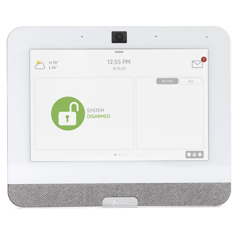 Qolsys IQ Panel 4 with Alarm.com AT&T LTE, PowerG and 319.5 MHZ (IQP4004)