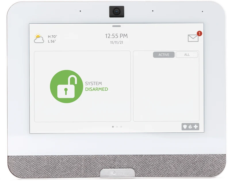 Qolsys IQ Panel 4 with Alarm.com Telus LTE, PowerG and 319.5 (IQP4007)