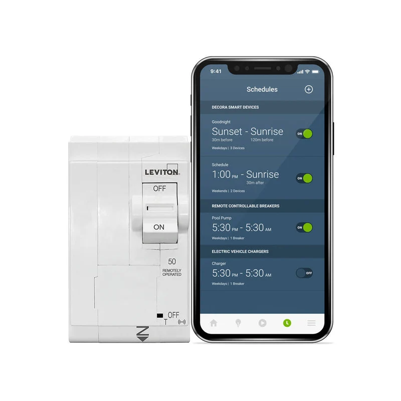 Leviton Branch Circuit Breaker 50A 2-POLE Smart, 2nd Gen (LB250-ST)